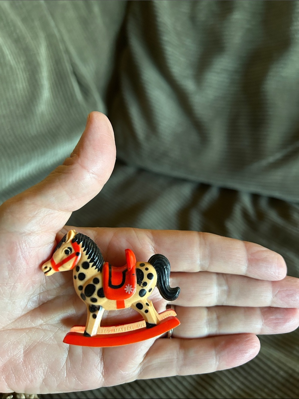 Mattel “Calamity Jiddle” Toy Rocking Horse Accesory from the Liddle Kiddles